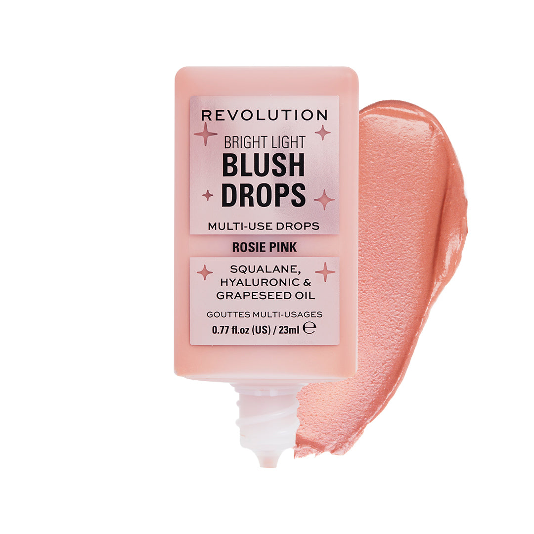 Makeup Revolution Bright Light Blush Drops Pink Rosie HOK Makeup