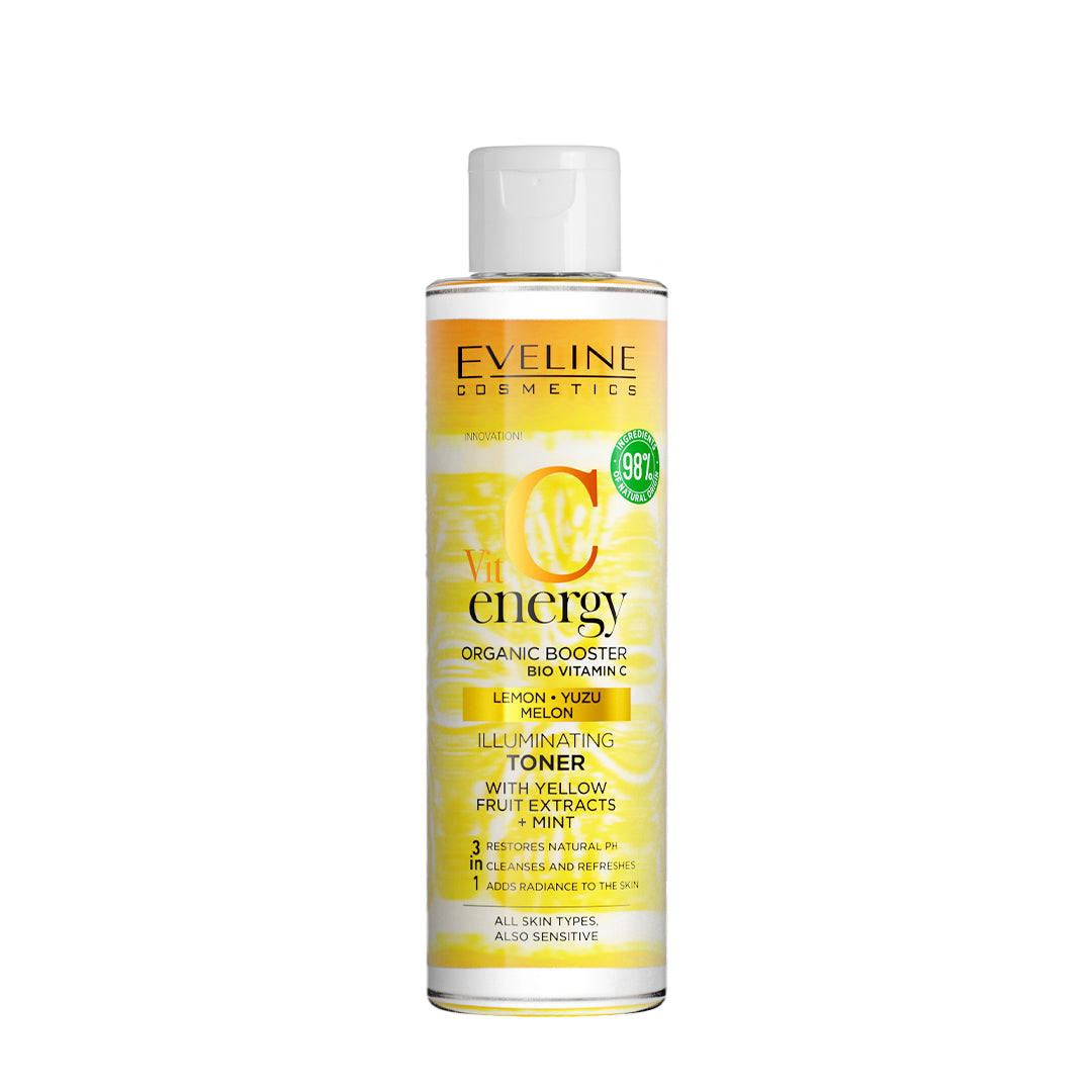 Eveline Vit C Energy Booster Illuminating Toner 3In1 HOK Makeup