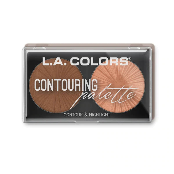 L.A. Colors Contour & Highlight Contouring Palette - Light/Medium