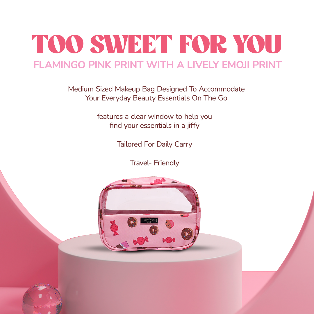 Pigment Play X Emoji Too Sweet For You Cosmetic Bag