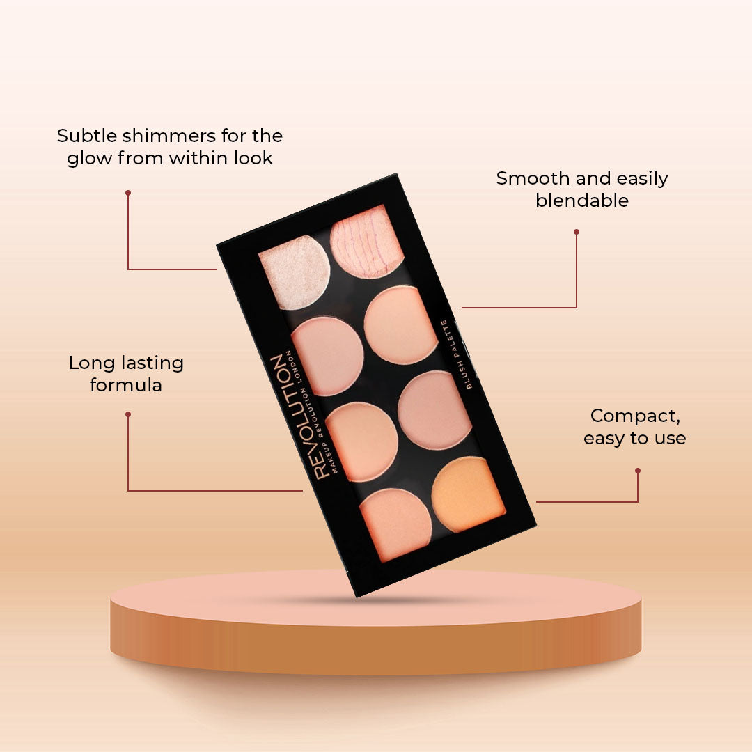 Shop Makeup Revolution Ultra Blush Palette Hot Spice online at HOK
