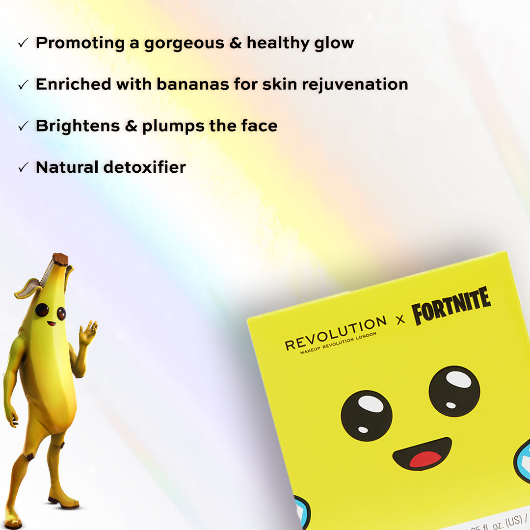 Makeup Revolution X Fortnite Peely Banana Mousse Mask