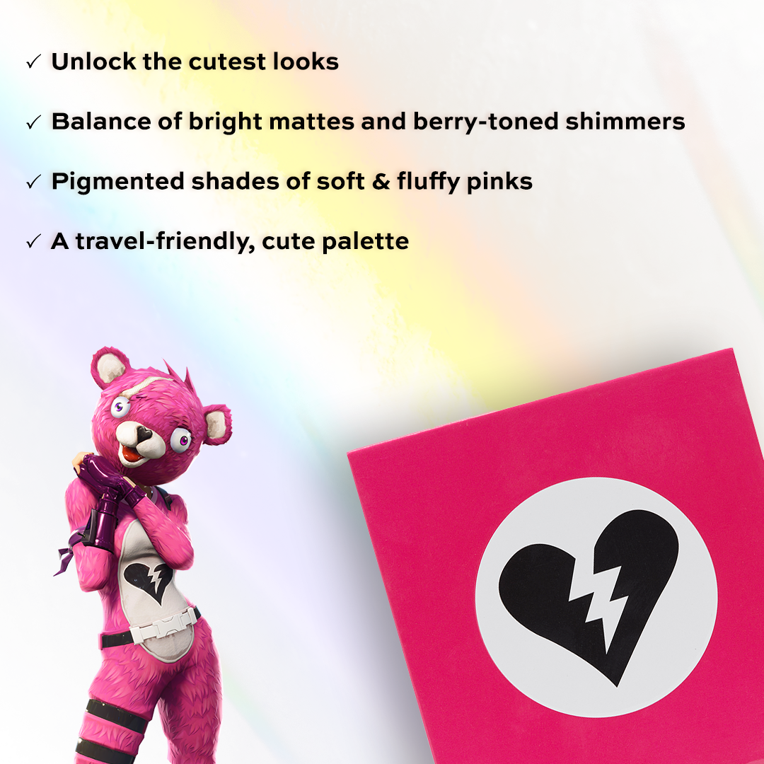 Makeup Revolution X Fortnite Cuddle Team Leader 9 Pan Shadow Palette ...