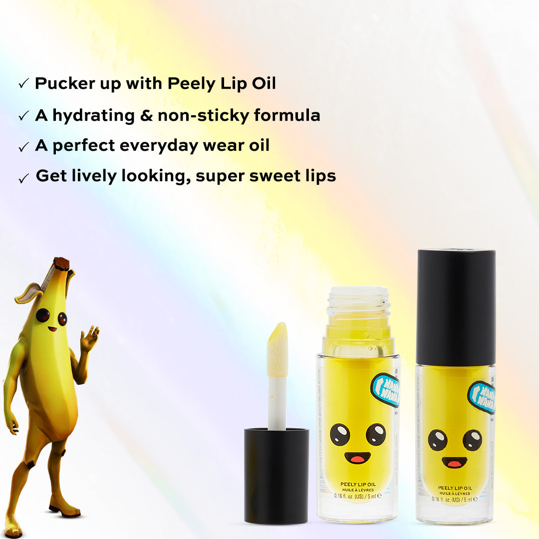 Makeup Revolution X Fortnite Peely Banana Lip oil HOK Makeup