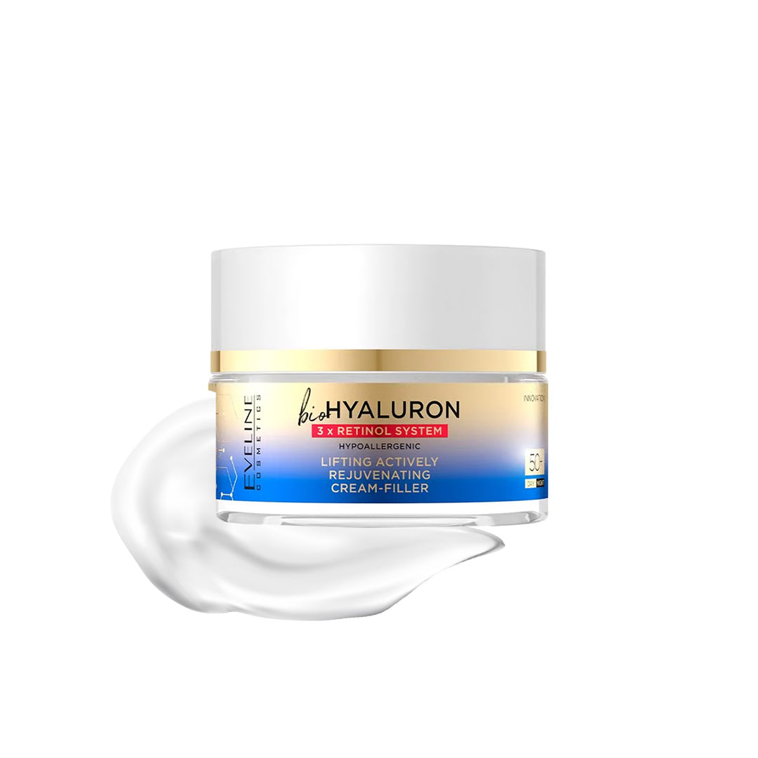 Biohyaluron 3X Retinol System Lifting Actively Rejuvenating Day & Night Cream 50+ 50ml
