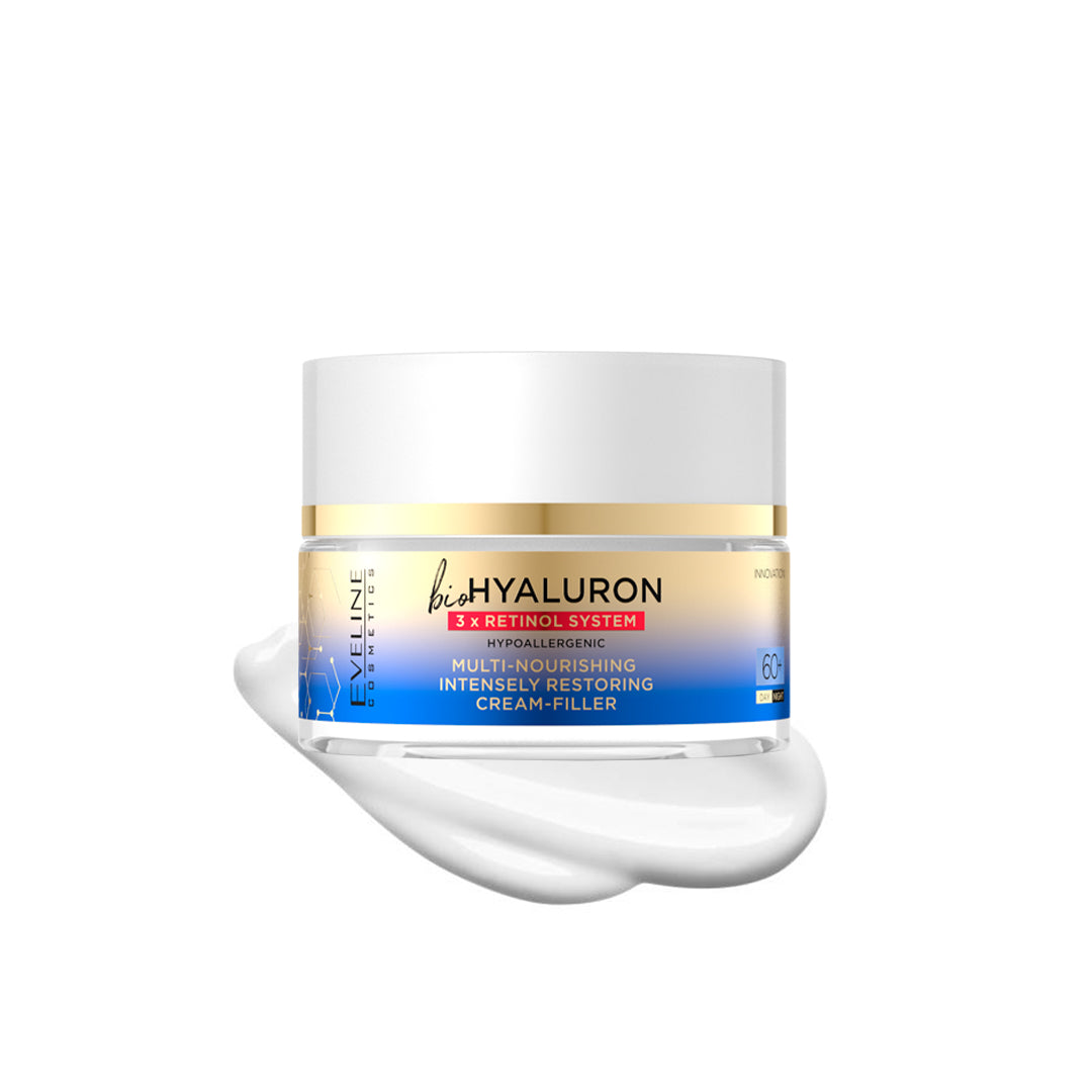 Biohyaluron 3X Retinol System Multi-nourishing  Intensely Restoring Day & Night Cream 60+ 50ml