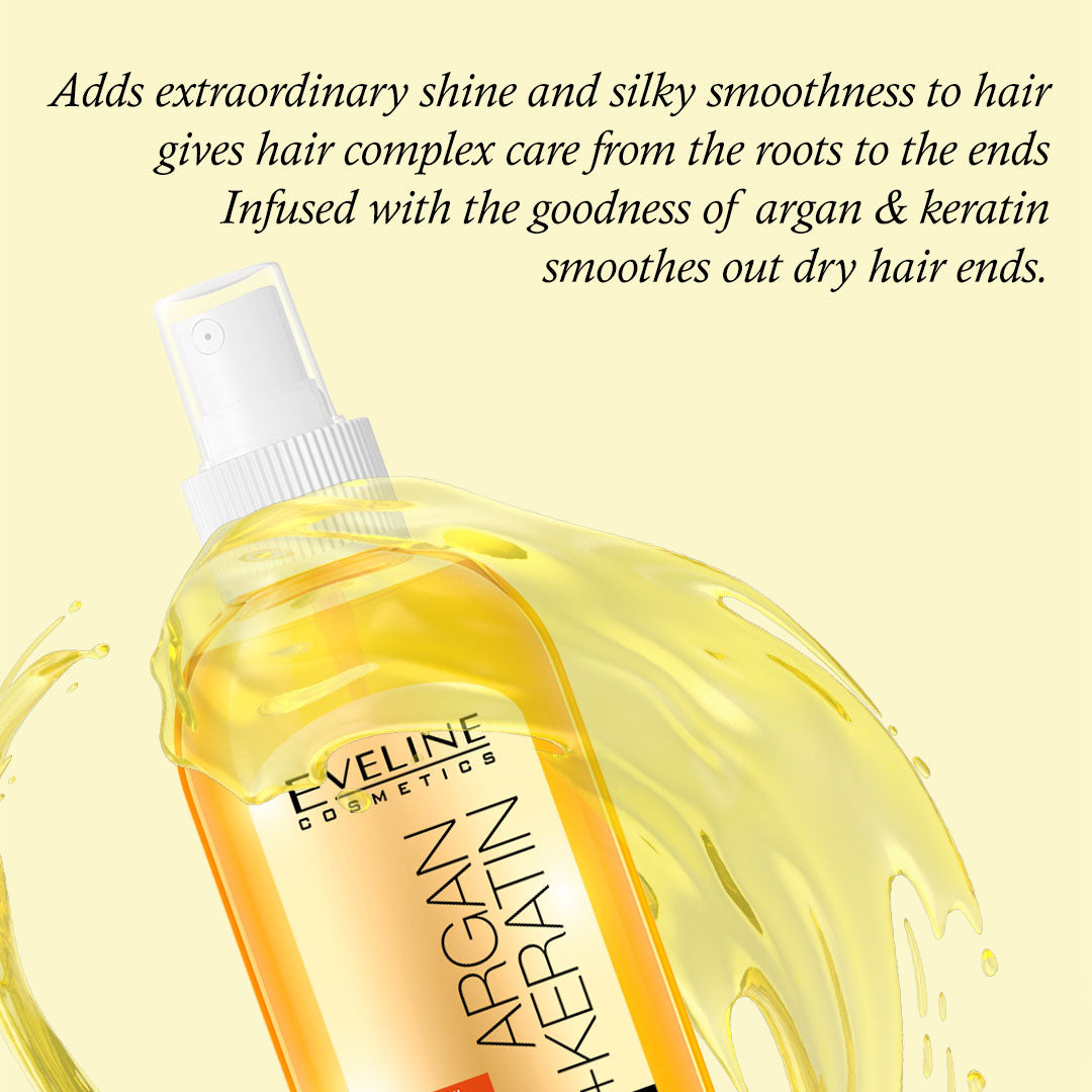 Argan + Keratin Exclusive Hair Oil 8 in 1 Elixir Of Gold 150ml