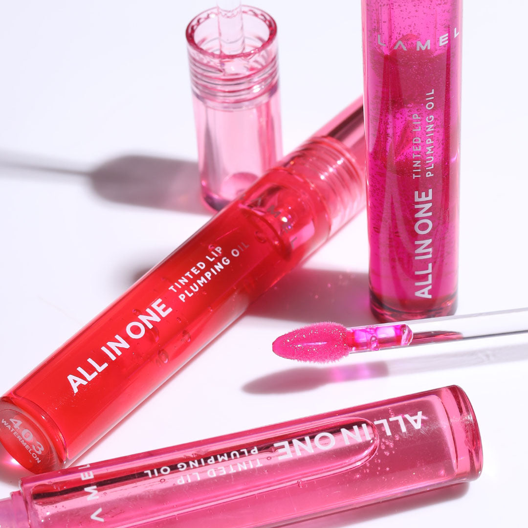 Buy LAMEL All in One Lip Tinted Plumping Oil Online HOK Makeup