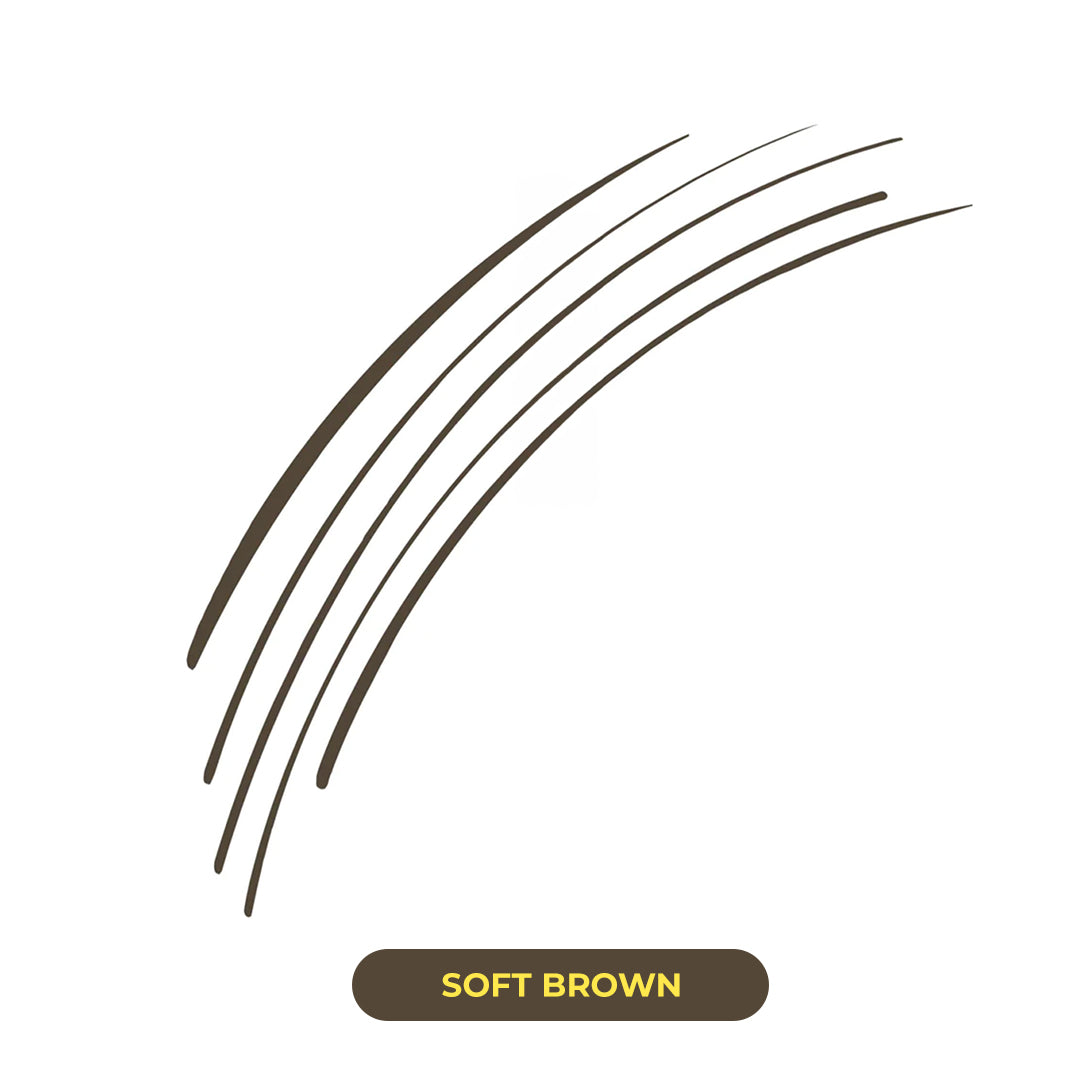L.A.Girl Brow Ink Micro Brush Detailer Pen-Soft Brown