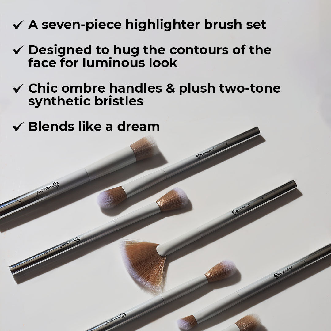 BH Highlighting Essentials - 7 Piece Brush Set