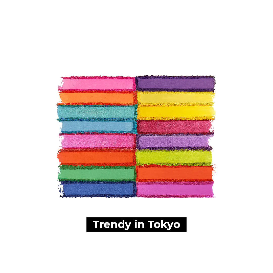 BH Cosmetics Trendy in Tokyo - 16 Color Shadow Palette