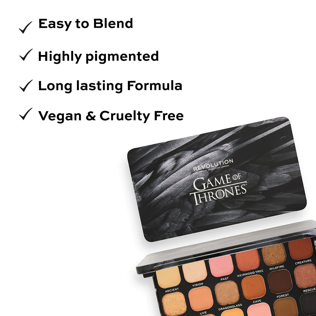 Makeup Revolution X Game of Thrones 3 Eyed Raven Forever Flawless Shadow Palette