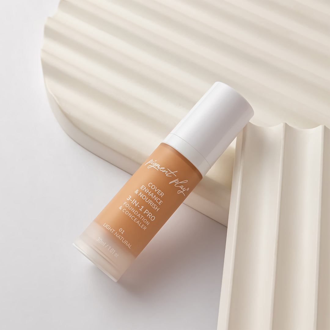Pigment Play 3-In-1 Foundation & Concealer: Cover + Enhance + Nourish