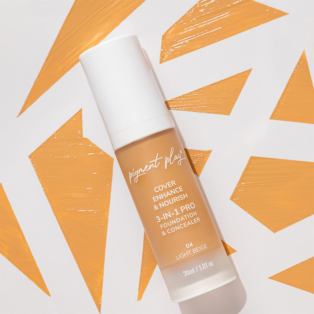 Pigment Play 3-In-1 Foundation & Concealer: Cover + Enhance + Nourish