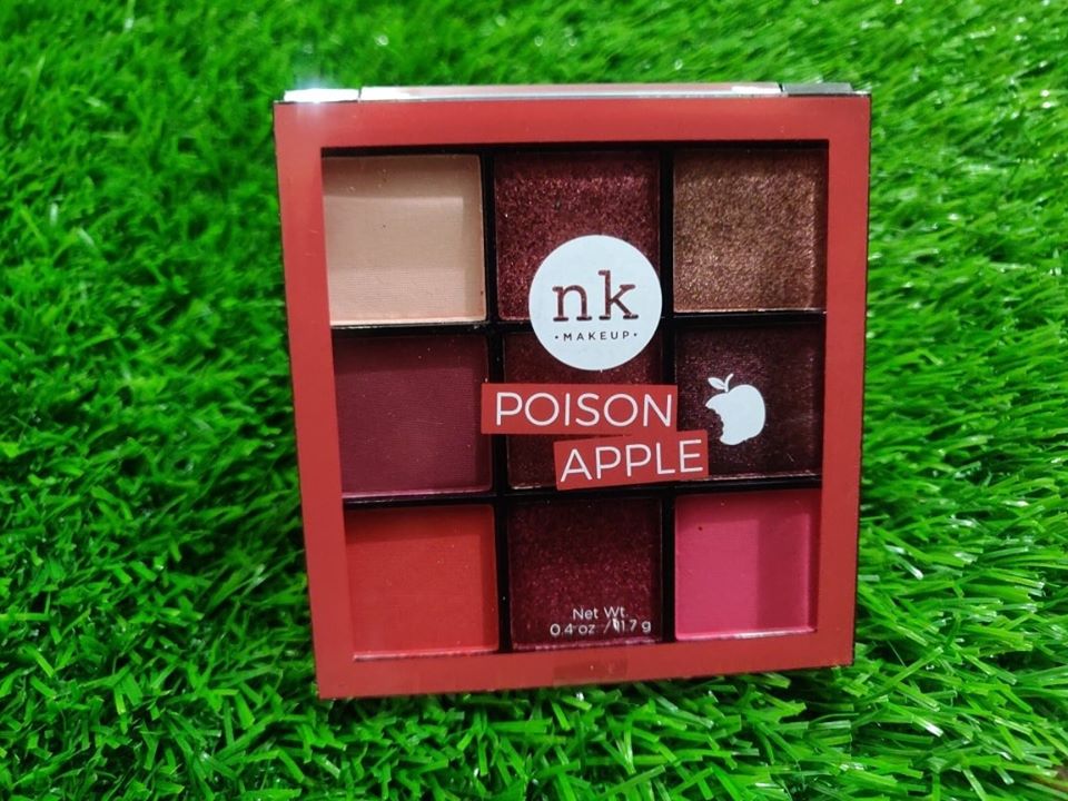 Nicka K Nine Color Eyeshadow Palette - Poison Apple
