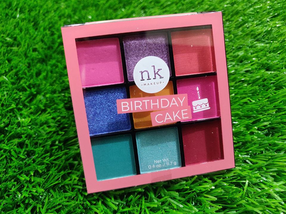 Nicka K Nine Color Eyeshadow Palette - Birthday Cake