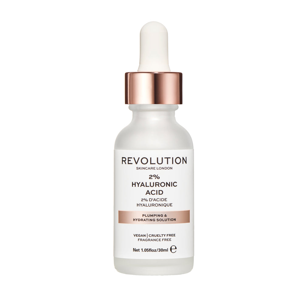 Makeup Revolution Skincare Plumping And Hydrating Serum - 2% Hyaluronic Acid - HOK Makeup