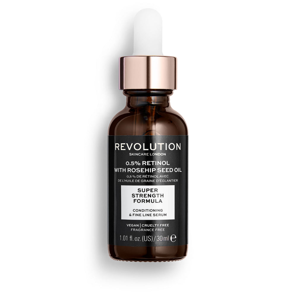 Makeup Revolution Skincare 0.5% Retinol Super Serum With Rosehip Seed Oil - HOK Makeup
