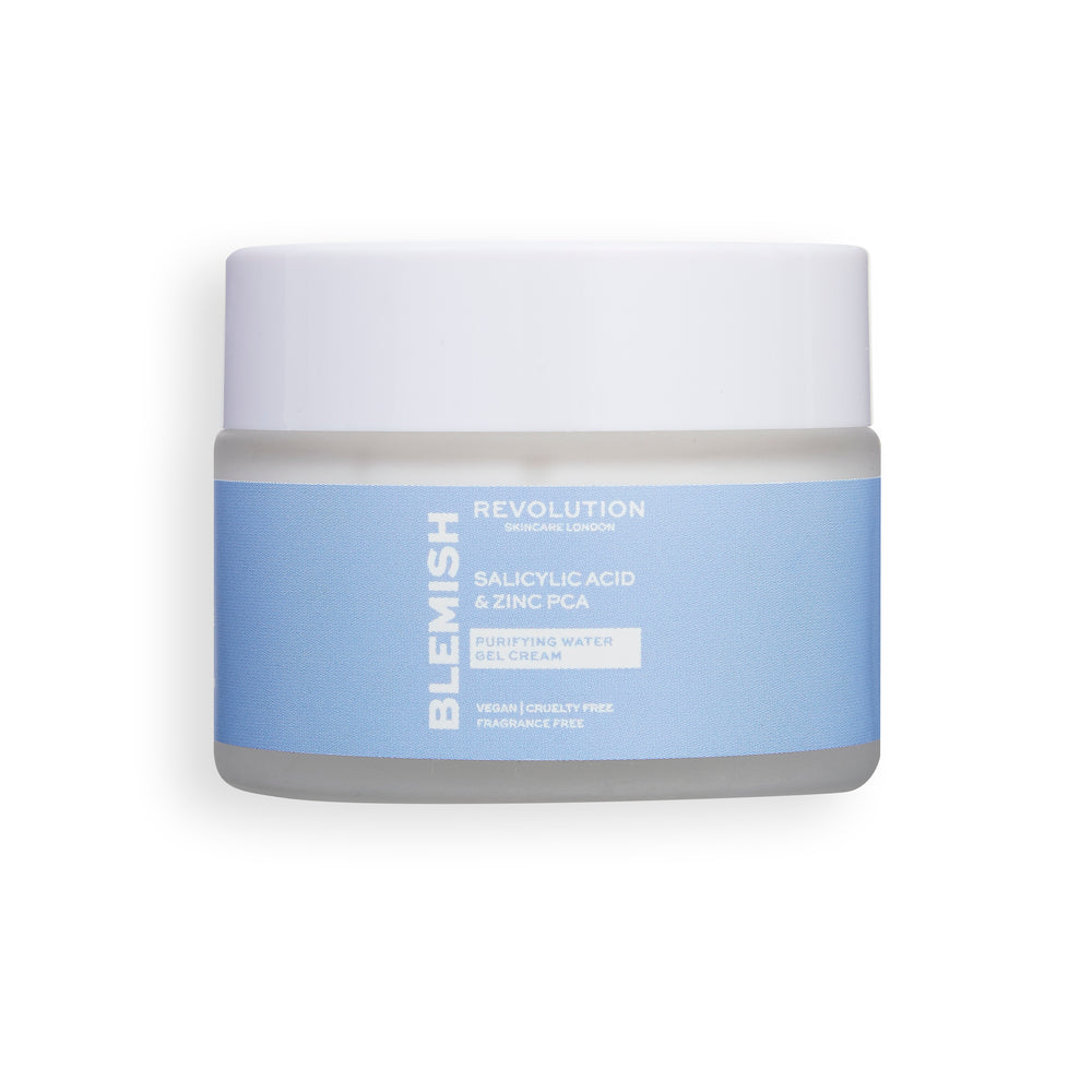 Revolution Skincare Salicylic Acid & Zinc PCA Purifying Water Gel Cream - HOK Makeup