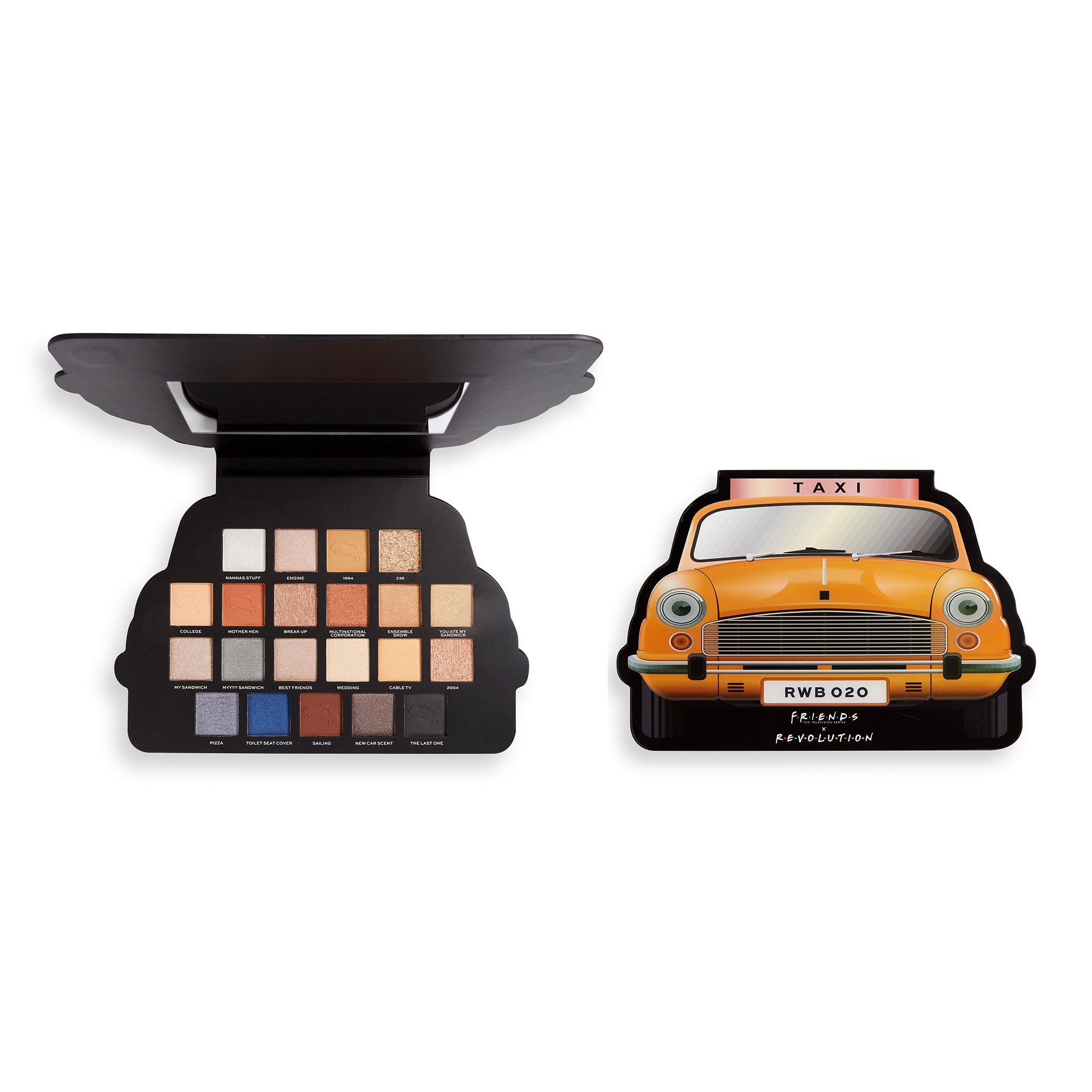 Friends X Makeup Revolution Take A Drive Eyeshadow Palette