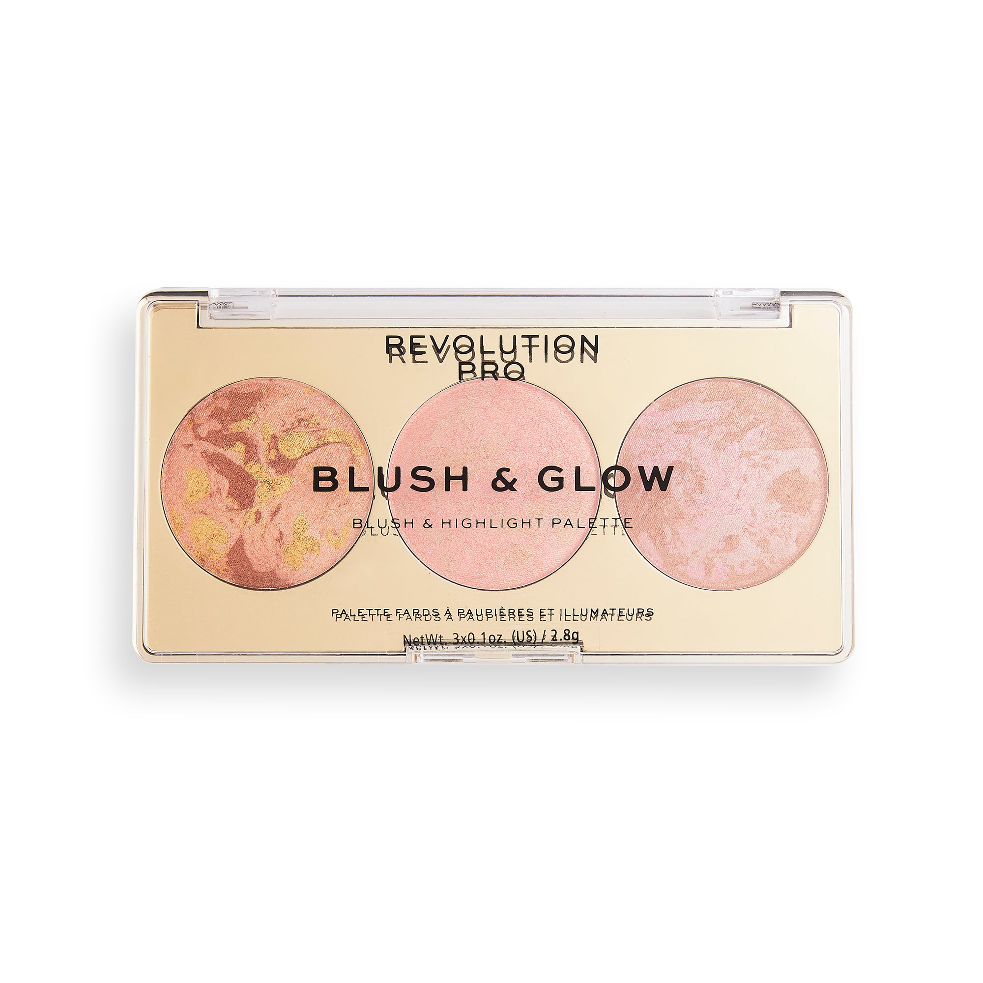 Revolution Pro Blush & Glow Palette Peach Glow