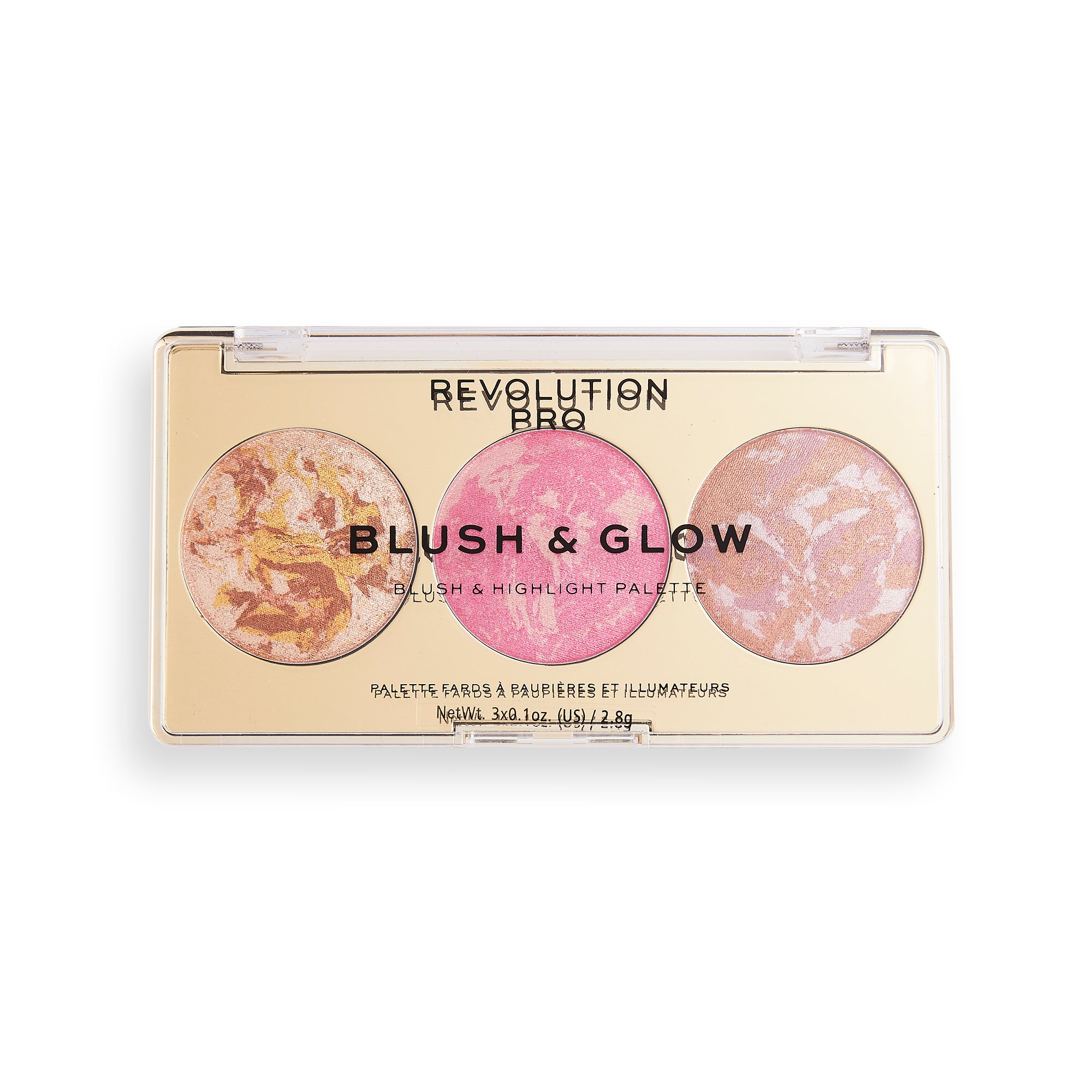 Revolution Pro Blush & Glow Palette Rose Glow