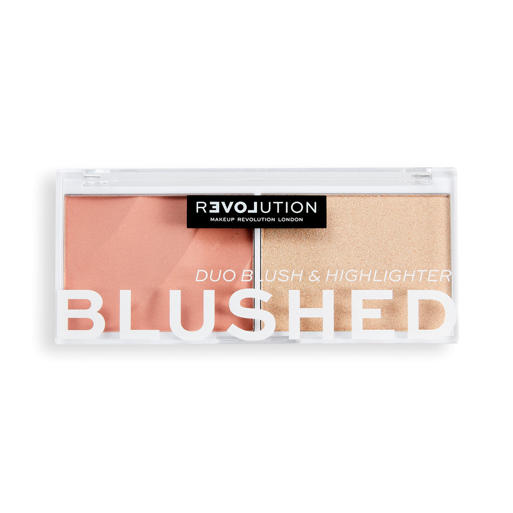 Revolution Relove Colour Play Blushed Duo - Sweet - HOK Makeup