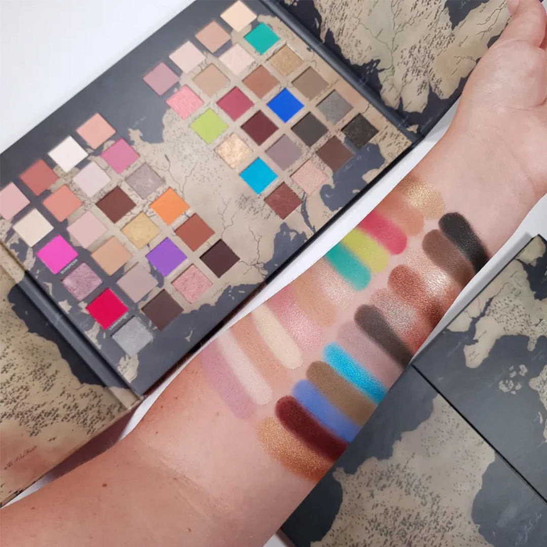 Makeup Revolution X Game of Thrones Westeros Map Palette