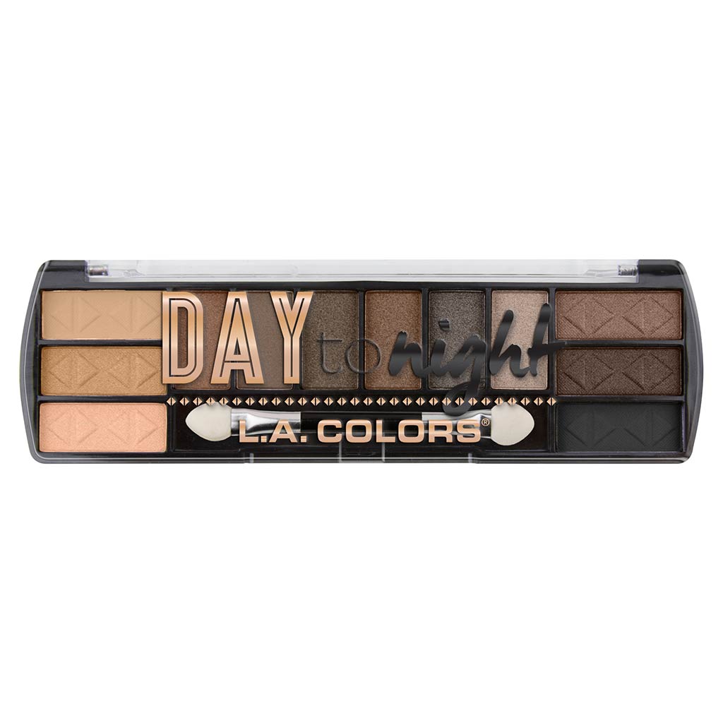 L.A. Colors Day to Night 12 Color Eyeshadow - Daylight