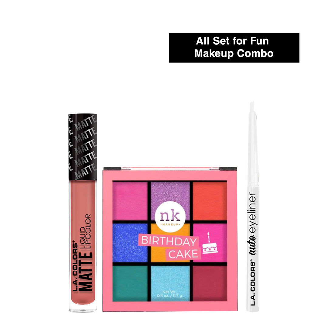 Nicka K & L.A. Colors All Set for Fun Makeup Combo