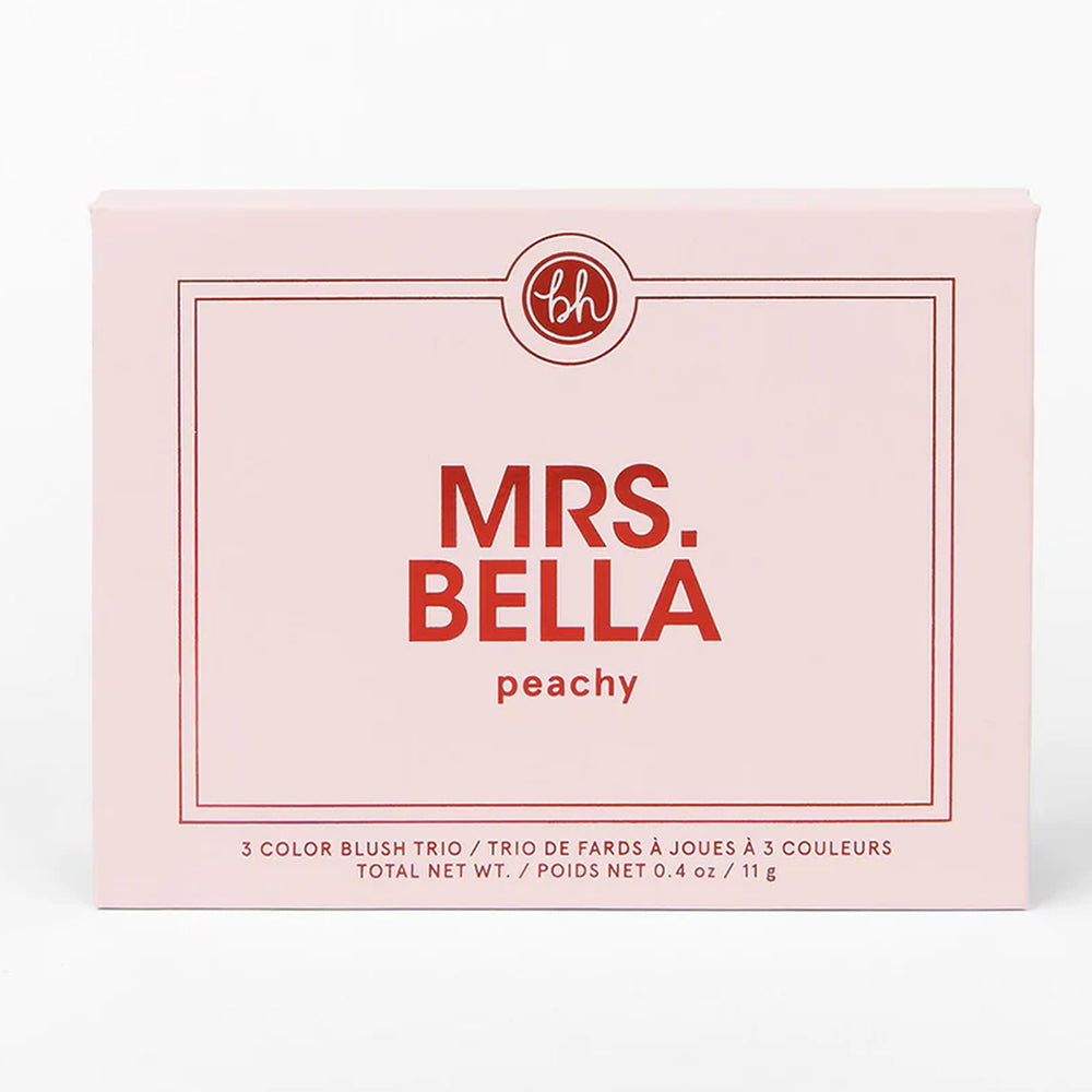 BH Cosmetics Mrs. Bella Peachy 3 Color Blush Trio