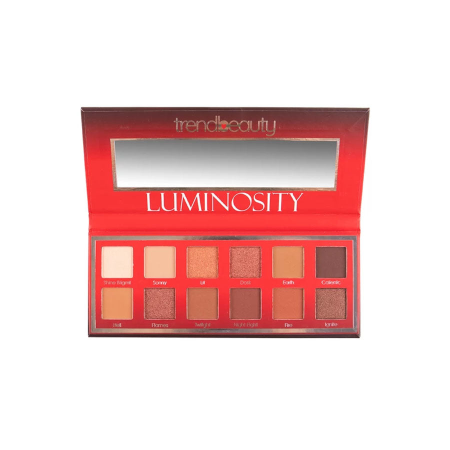 Trend Beauty 12 Color Eyeshadow Palette Luminosity - HOK Makeup