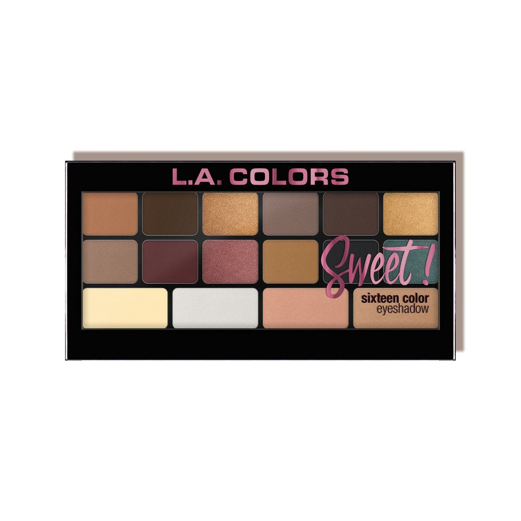 L.A. Colors 16 Color Eyeshadow Palette - Seductive