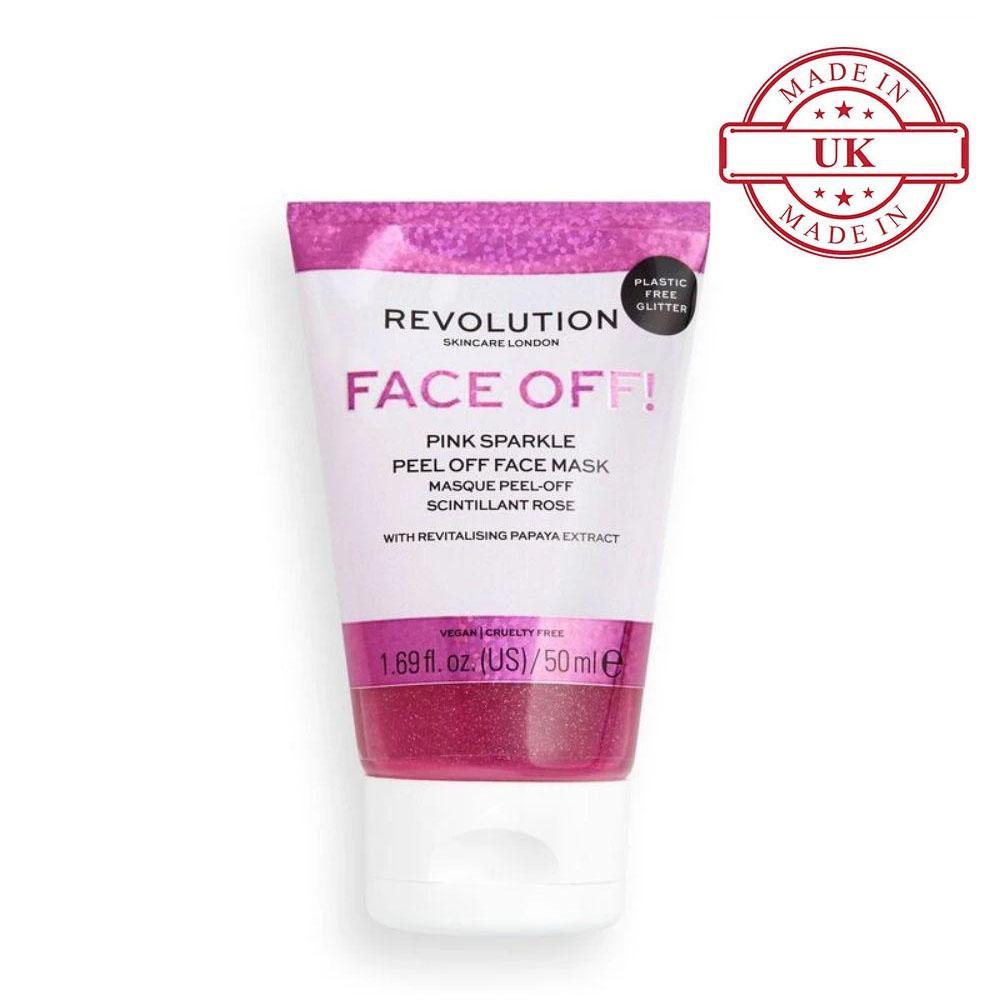 Revolution Skincare Face Off! Pink Sparkle Peel Off Face Mask