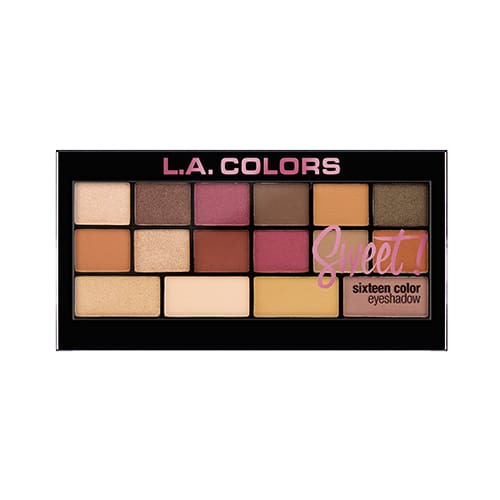L.a. Colors 16 Color Eyeshadow Palette - Brave - Makeup