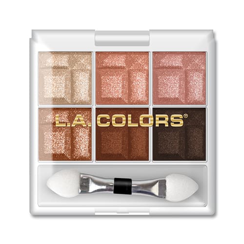 L.a. Colors 6 Color Eyeshadow Palette Earthy - Makeup