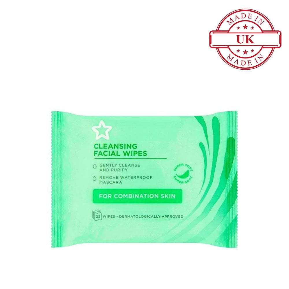 Superdrug Essential Facial Cleansing Wipes X25