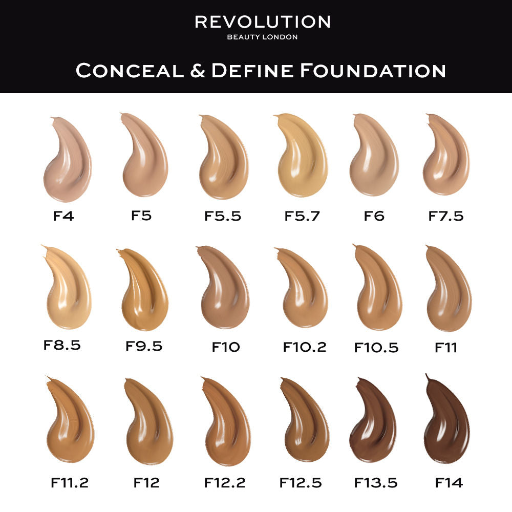 Makeup Revolution Conceal & Define Foundation