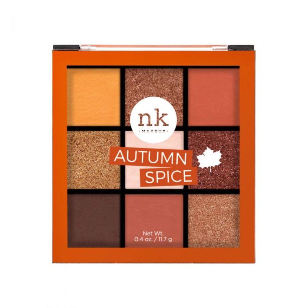 Nicka K Nine Color Eyeshadow Palette - Autumn Spice - HOK Makeup