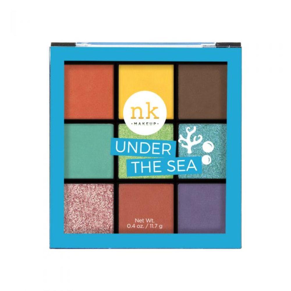 Nicka K Nine Color Eyeshadow Palette - Under The Sea - HOK Makeup