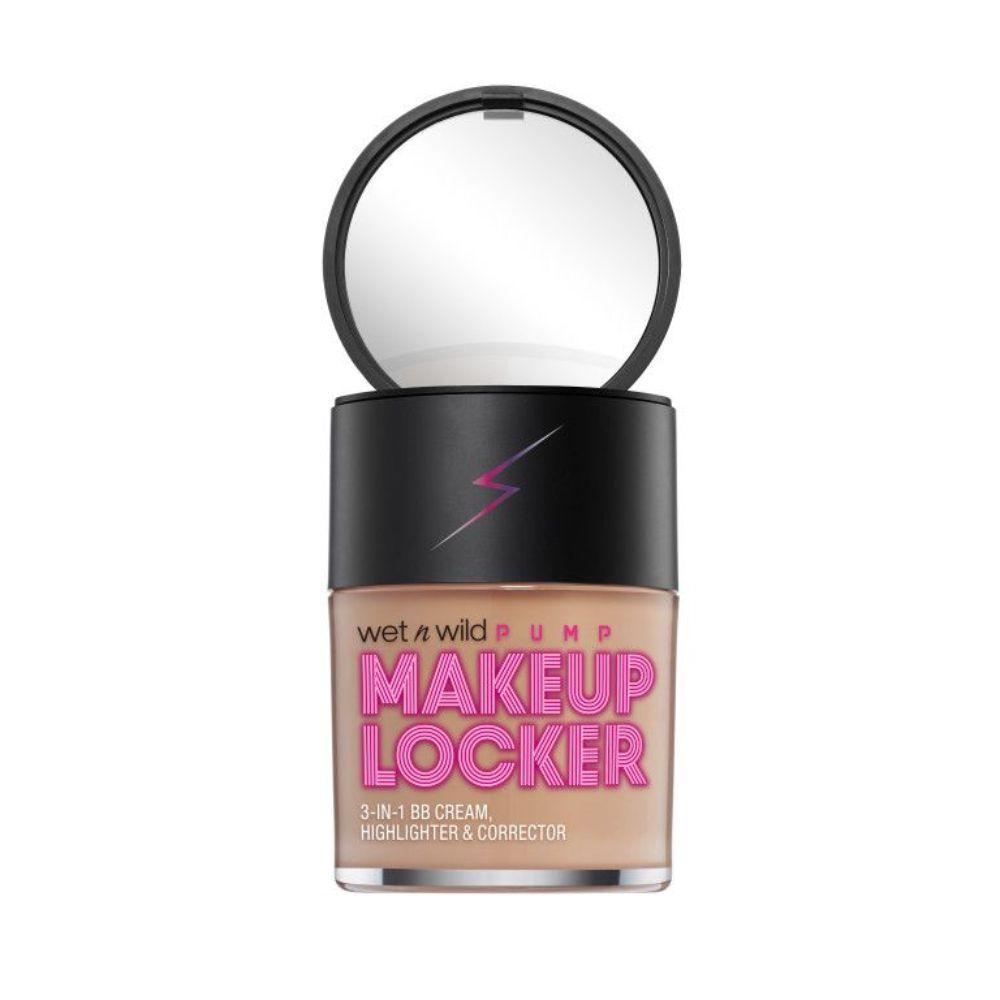 Wet n Wild Make-Up Locker 3-In-1 BB Cream, Highlighter & Corrector – Light Medium