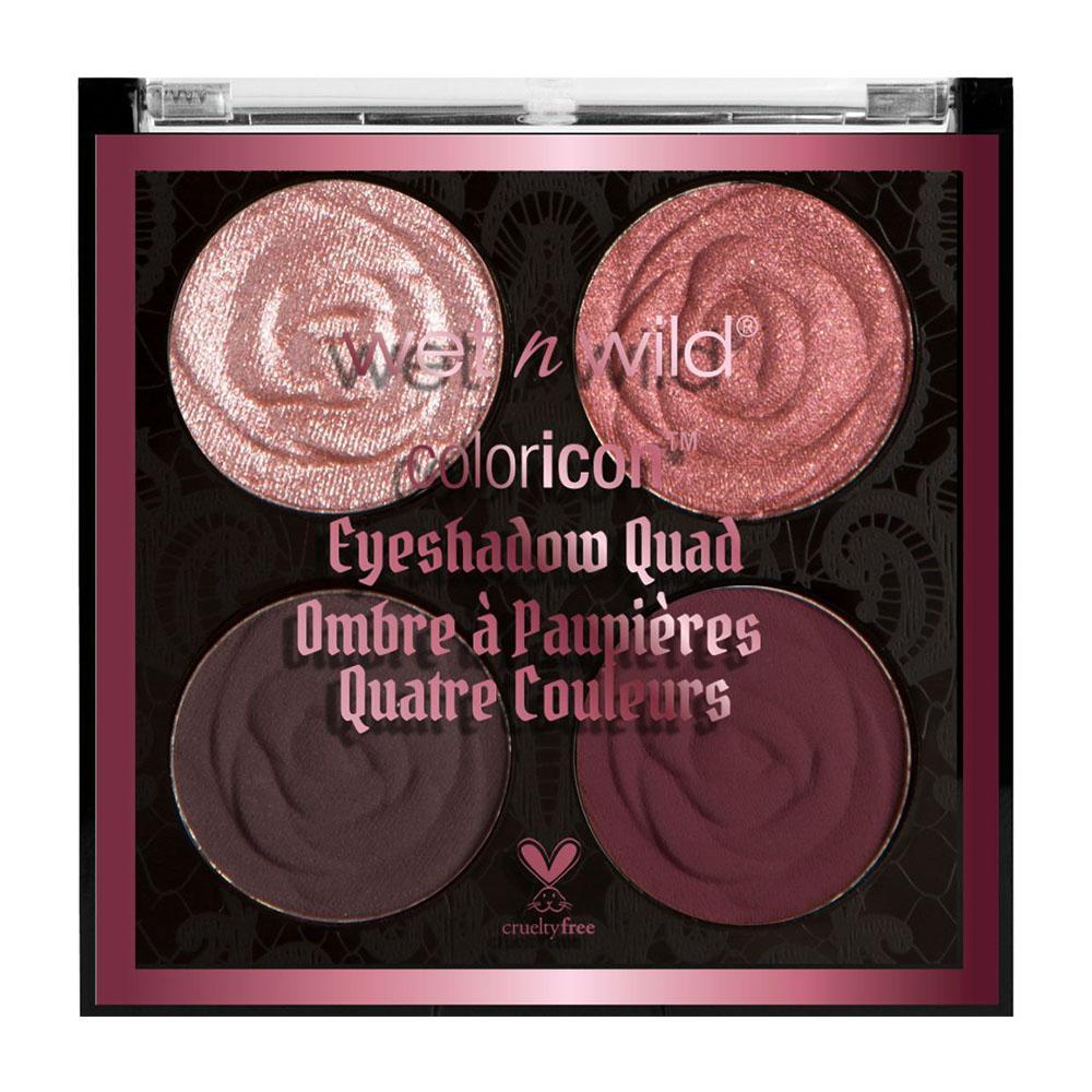 Wet n Wild Rebel Rose Color Icon Eyeshadow Quad- Bed of roses